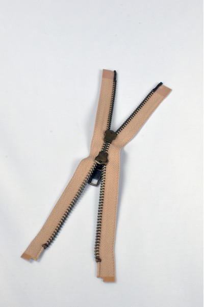 ZIP075 2號拉鏈  青古銅雙頭拉鏈  O型開尾拉鏈  金屬拉鏈  不設單獨拉鍊訂購 細節-2